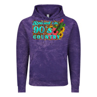Cloud Purple raised 90's country guitar cactus sunflower's Vintage Hoodie - Artiststas