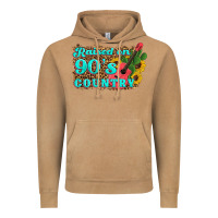 Raised 90's Country Guitar Cactus Sunflower's Vintage Hoodie | Teevron