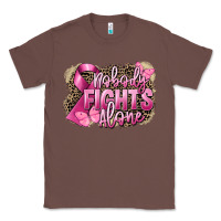 Chestnut Nobody fights alone Cancer Classic Tee - FaDigitalArtStudio
