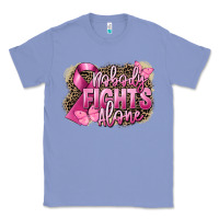 Colony Blue Nobody fights alone Cancer Classic Tee - FaDigitalArtStudio