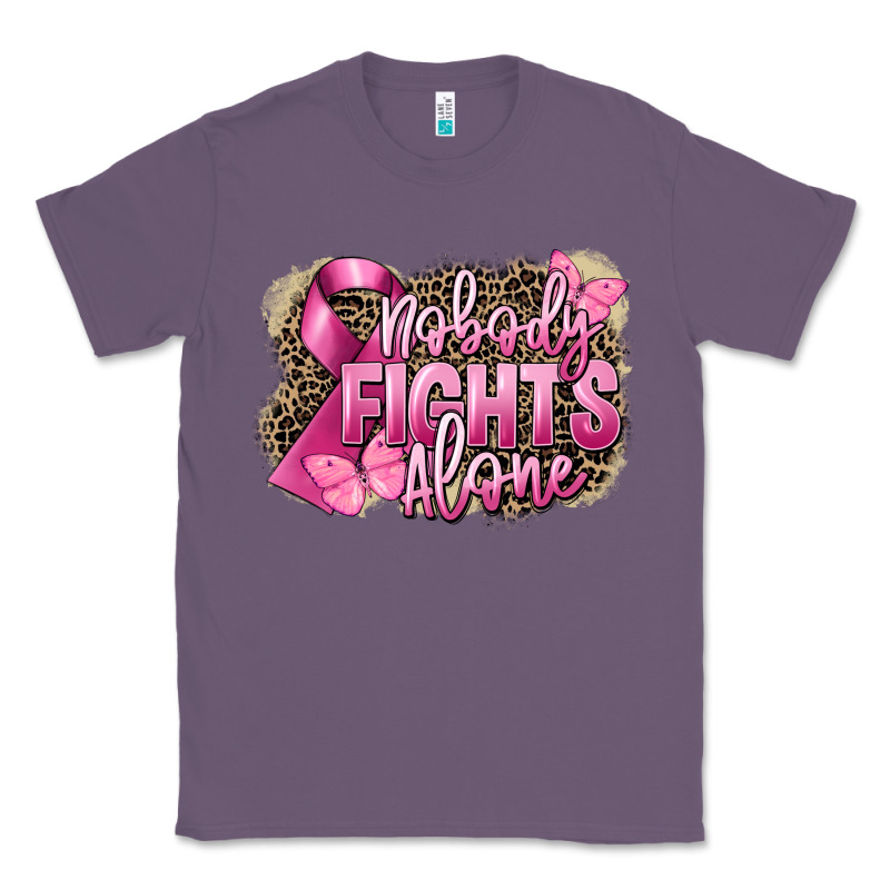 Nobody Fights Alone Cancer Classic Tee by FaDigitalArtStudio | Teevron