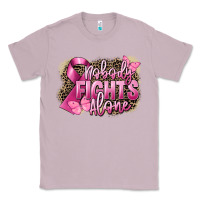 Lilac Nobody fights alone Cancer Classic Tee - FaDigitalArtStudio