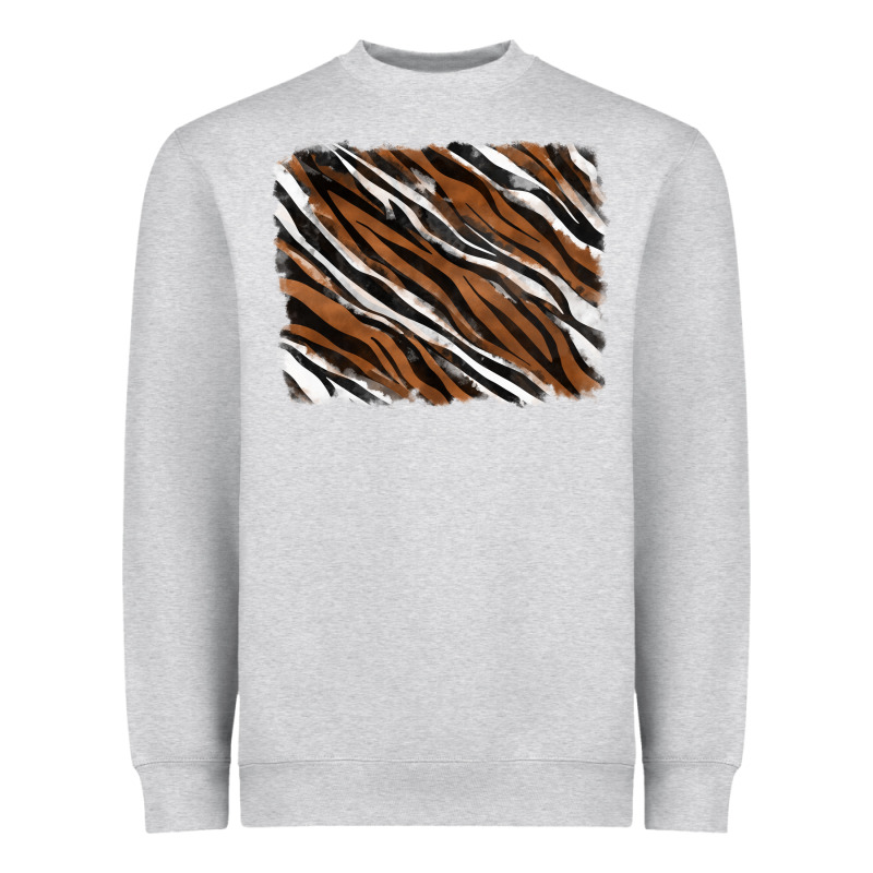 Tiger Zebra Background Heavyweight Sweatshirt by RanaPortraitStore | Teevron