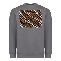 Storm Tiger zebra background Heavyweight Sweatshirt - RanaPortraitStore