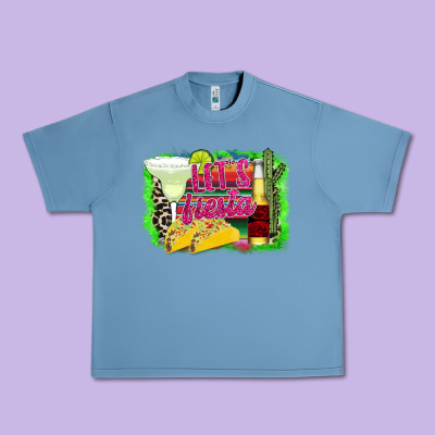 Let's Fiesta Urban Heavy Tee Designed By Cowhidedigitalart