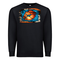 Black Basketball Lips Premium Sweatshirt - Jasminsmagicworld