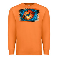 Carrot Basketball Lips Premium Sweatshirt - Jasminsmagicworld