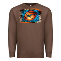 Chestnut Basketball Lips Premium Sweatshirt - Jasminsmagicworld