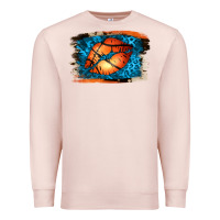 Pale Pink Basketball Lips Premium Sweatshirt - Jasminsmagicworld