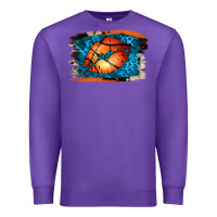 Purple Basketball Lips Premium Sweatshirt - Jasminsmagicworld
