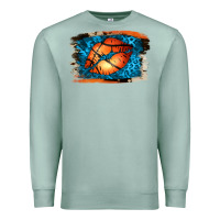 Seafoam Basketball Lips Premium Sweatshirt - Jasminsmagicworld