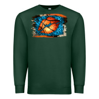 Sports Green Basketball Lips Premium Sweatshirt - Jasminsmagicworld