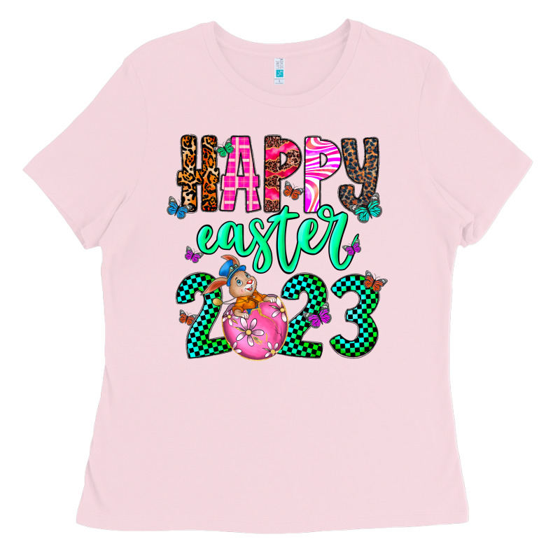 Happy Easter Ladies Tee by CowhideDigitalArt | Teevron
