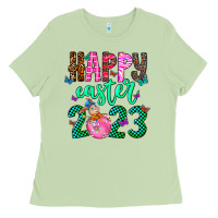 Matcha Happy Easter Ladies Tee - CowhideDigitalArt