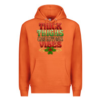 Carrot thick thighs christmas vibes Premium Hoodie - BarkalooDesign