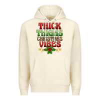 Sandshell thick thighs christmas vibes Premium Hoodie - BarkalooDesign