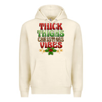Tofu thick thighs christmas vibes Premium Hoodie - BarkalooDesign