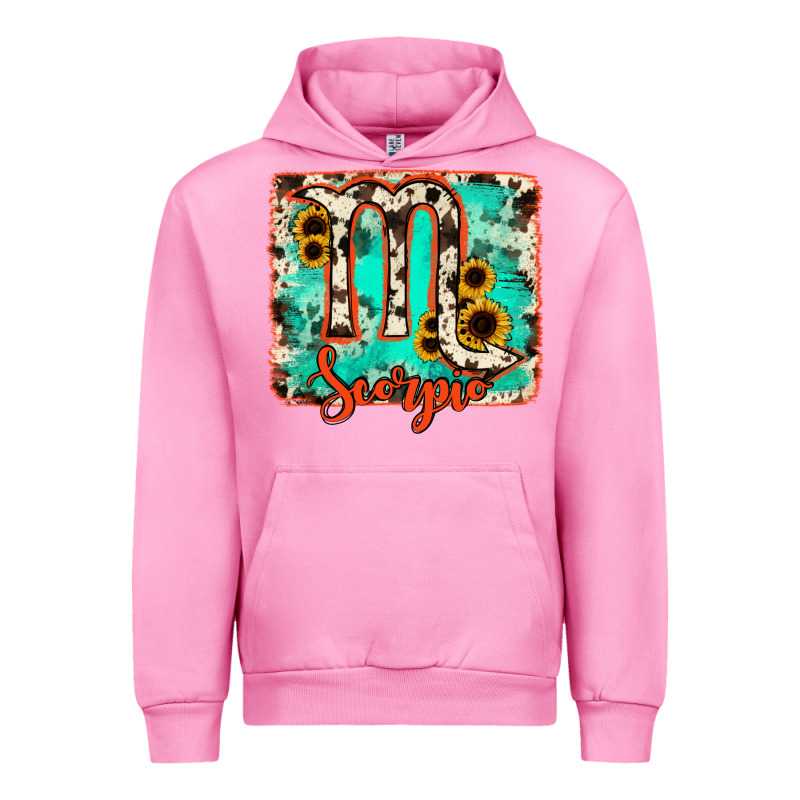Scorpio Turquoise Cowhide Urban Hoodie by RanaPortraitStore | Teevron