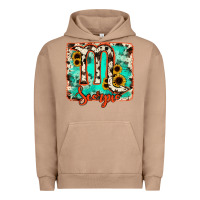 Pigment Burro Scorpio turquoise cowhide Urban Hoodie - RanaPortraitStore