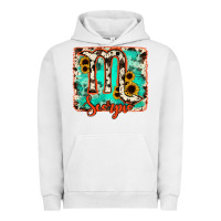 Pigment Lunar Rock Scorpio turquoise cowhide Urban Hoodie - RanaPortraitStore