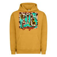 Pigment Peanut Butter Scorpio turquoise cowhide Urban Hoodie - RanaPortraitStore