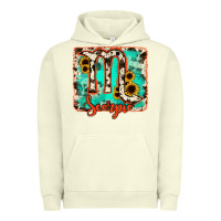 Pigment Pistachio Scorpio turquoise cowhide Urban Hoodie - RanaPortraitStore