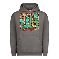 Pigment Tornado Scorpio turquoise cowhide Urban Hoodie - RanaPortraitStore