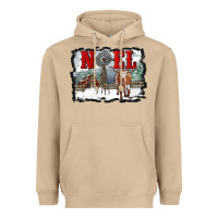Mushroom noel with windmill and farm Heavyweight Hoodie - RanaPortraitStore