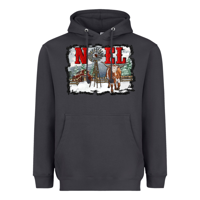 Noel With Windmill And Farm Heavyweight Hoodie by RanaPortraitStore | Teevron
