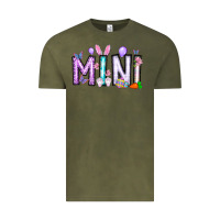 Vintage Olive easter day mini Vintage Tee - CowhideDigitalArt