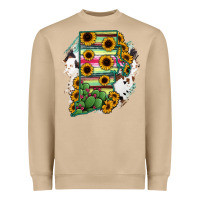 Mushroom Rhode island State aMp Heavyweight Sweatshirt - RanaPortraitStore