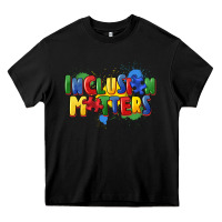 Black Inclusion matters Heavy Core Tee - FaDigitalArtStudio