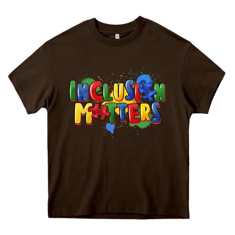 Inclusion Matters Heavy Core Tee by FaDigitalArtStudio | Teevron