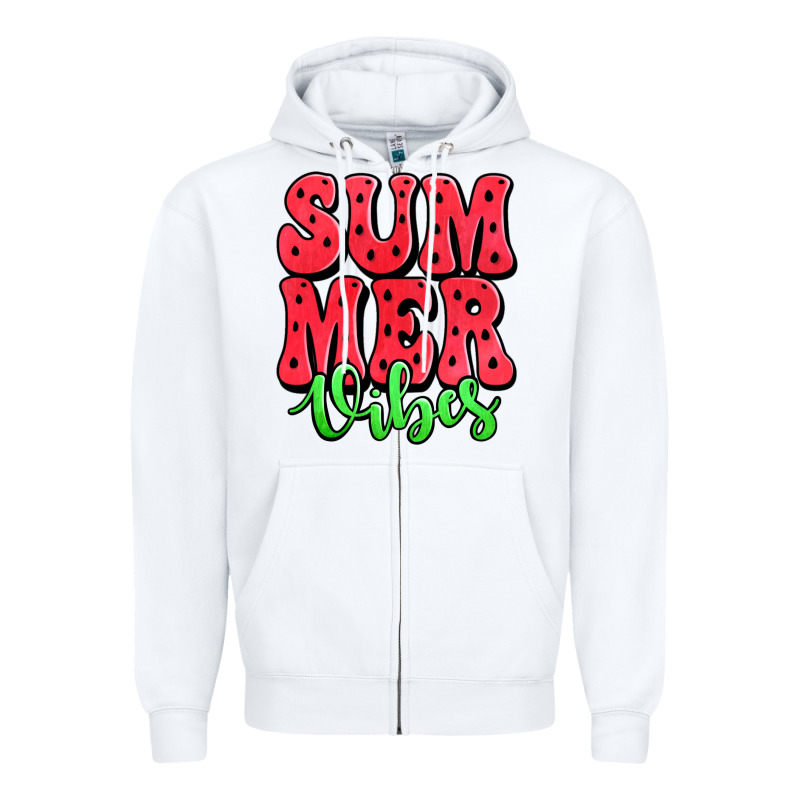 Summer Vibes Watermelon Zipper Hoodie by Jasminsmagicworld | Teevron