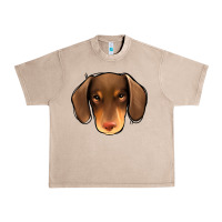 French Oak Dachshund Urban Heavy Tee - Jasminsmagicworld