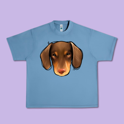 Dachshund Urban Heavy Tee Designed By Jasminsmagicworld