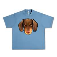 Pebble Blue Dachshund Urban Heavy Tee - Jasminsmagicworld
