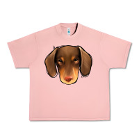 Salmon Dachshund Urban Heavy Tee - Jasminsmagicworld