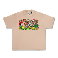 Burro Merry Christmas Urban Heavy Tee - CowhideDigitalArt