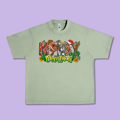 Merry Christmas Urban Heavy Tee Designed By Cowhidedigitalart