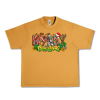 Peanut Butter Merry Christmas Urban Heavy Tee - CowhideDigitalArt
