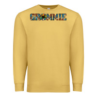 Antique Gold grammie cowhide sunflower 1 Premium Sweatshirt - Jasminsmagicworld