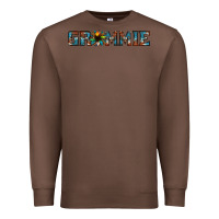 Chestnut grammie cowhide sunflower 1 Premium Sweatshirt - Jasminsmagicworld