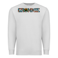 Dove Grey grammie cowhide sunflower 1 Premium Sweatshirt - Jasminsmagicworld