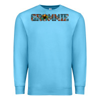 Ocean Blue grammie cowhide sunflower 1 Premium Sweatshirt - Jasminsmagicworld