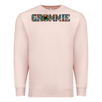 Pale Pink grammie cowhide sunflower 1 Premium Sweatshirt - Jasminsmagicworld