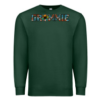 Sports Green grammie cowhide sunflower 1 Premium Sweatshirt - Jasminsmagicworld