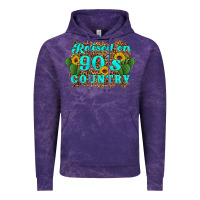 Cloud Purple raised 90's country cactus sunflower's Vintage Hoodie - Artiststas