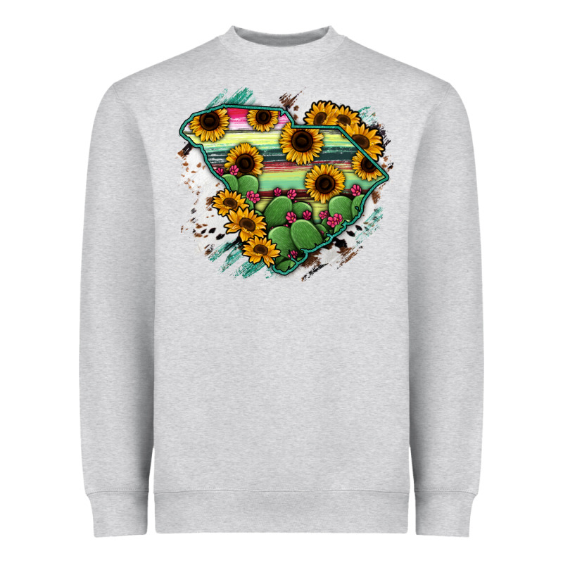 South Carolina State Map Heavyweight Sweatshirt by RanaPortraitStore | Teevron