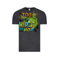 Vintage Black too hip to hop frog Vintage Tee - LillyAllenDesigns